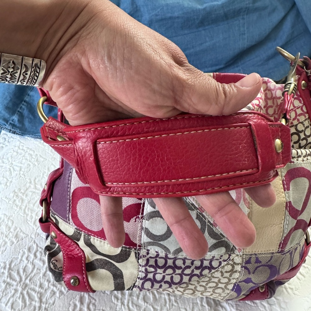 Coach Multicolor Patchwork Shoulder Bag - image 12